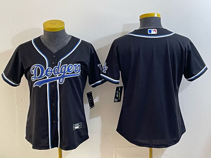 Youth 2026 Los Angeles Dodgers Blank Black Game Nike MLB Jersey style 001->youth mlb jersey->Youth Jersey